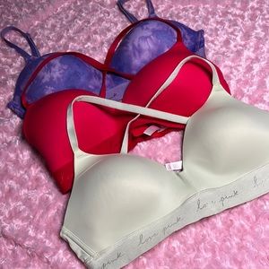 For Fun Set of Victoria’s Secret Wear Everywhere Wireless Lightly Lined
